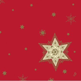 serviette glittering star rouge serviette glittering star rouge