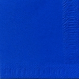 Serviette unie bleu foncé