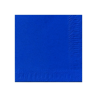 Serviette unie bleu foncé Serviette unie bleu foncé