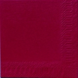 Serviette unie bordeaux