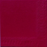 Serviette unie bordeaux