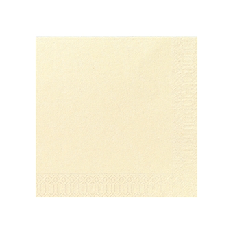 Serviette unie crème Serviette unie crème
