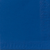 Serviette unie bleu foncé