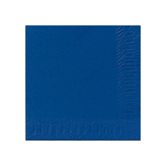 Serviette unie bleu foncé Serviette unie bleu foncé