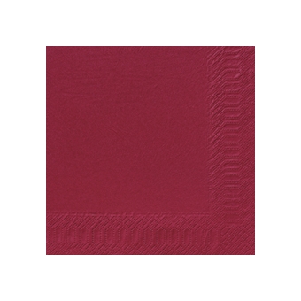 Serviette unie bordeaux