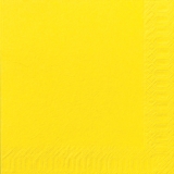 Serviette unie jaune