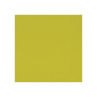 Serviette unie kiwi Serviette unie kiwi