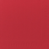 Serviette unie rouge