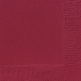 Serviette unie bordeaux