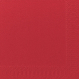 Serviette unie rouge