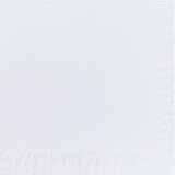 Serviette unie blanche