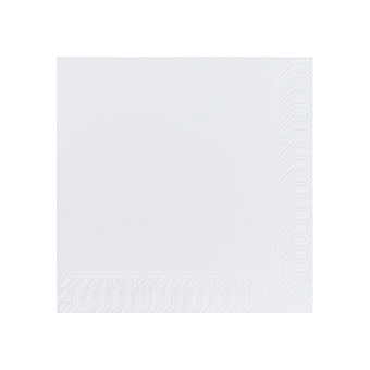Serviette unie blanche Serviette unie blanche