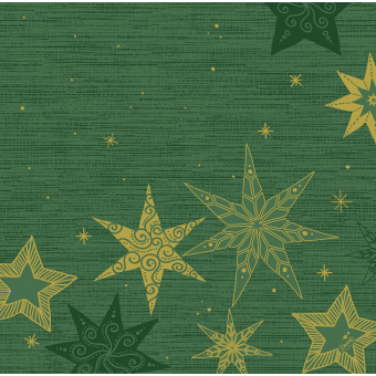 Serviette Star Stories vert Serviette Star Stories vert