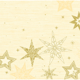 Serviette Star Stories crème