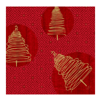 Serviette Elegant Trees Serviette Elegant Trees