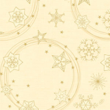 Serviette Star Shine Crème