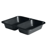Plat compartimenté en plastique