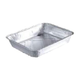 Plat en aluminium à 1 compartiment